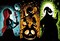 Halloween Diamond Art Painting Kits for Adults - Jack and Sally DIY 5D Paint with Diamonds Gem Art Painting Kits DIY Nightmare Before Christmas Round Full Drill Diamond Dots Paintings Adult Crafts